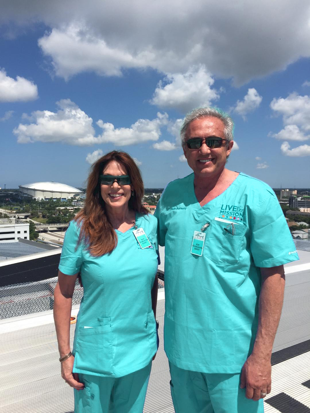 Medical Malpractice Lawyer Dean Burnetti and his wife Patti